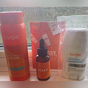 Bestselling and highly rated Carpe products for excess sweat